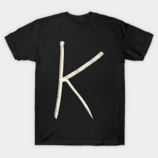 Hand Drawn Letter K T-Shirt